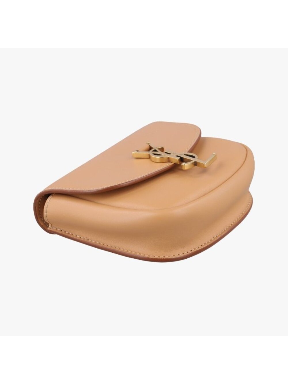 Saint Laurent Kaia Small Beige Leather Shoulder Bag - Picture 5 of 16
